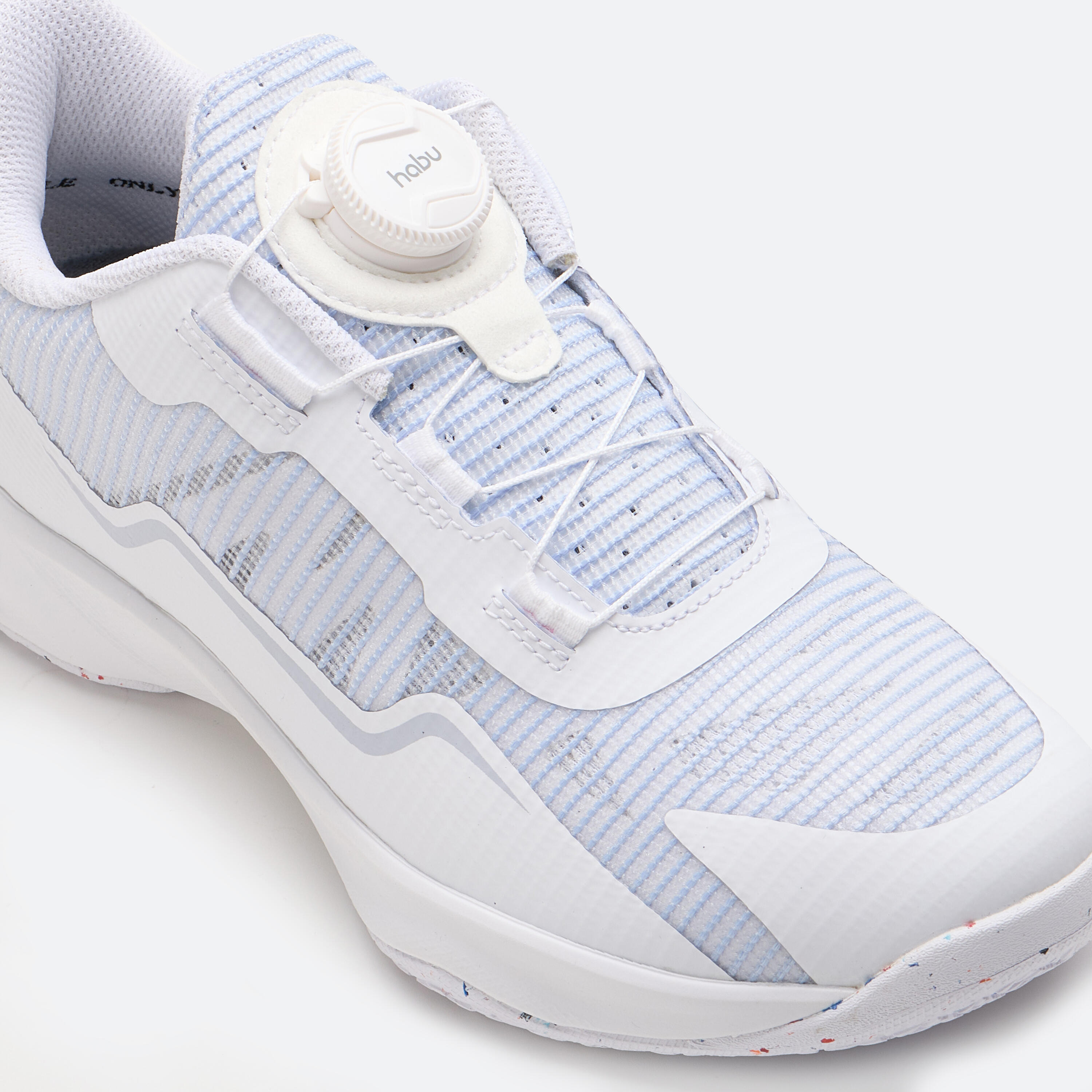 Scarpe badminton bambino BS 560 LITE bianche 4/6