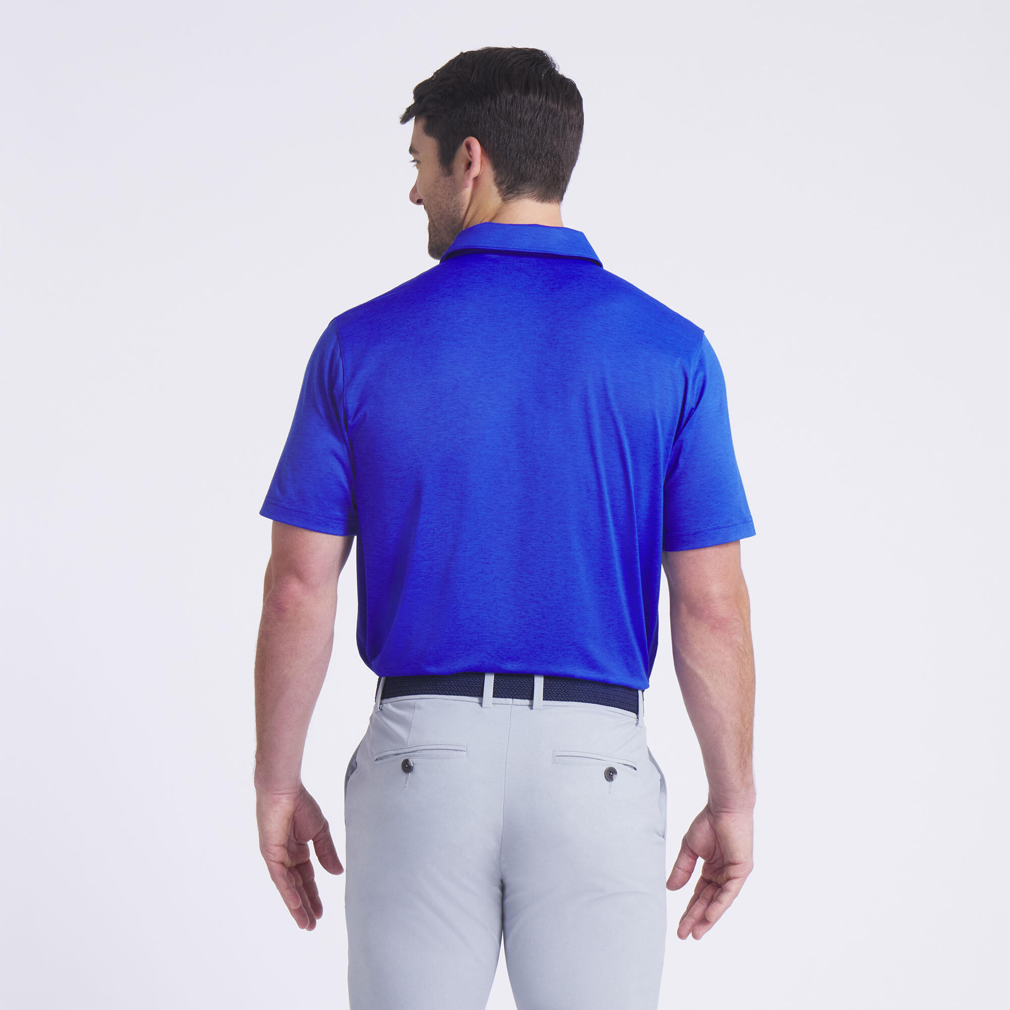 Polo de golf manches courtes homme, Icon 2.0 bleu 3/5