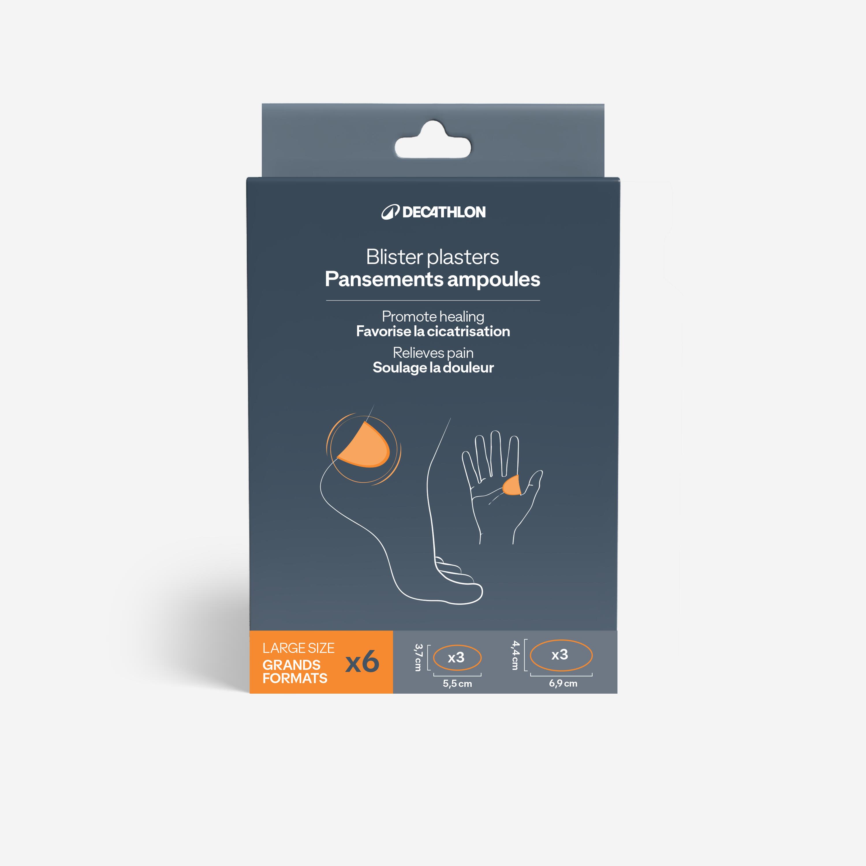 DECATHLON Cerotto antivesciche, grande formato, x6
