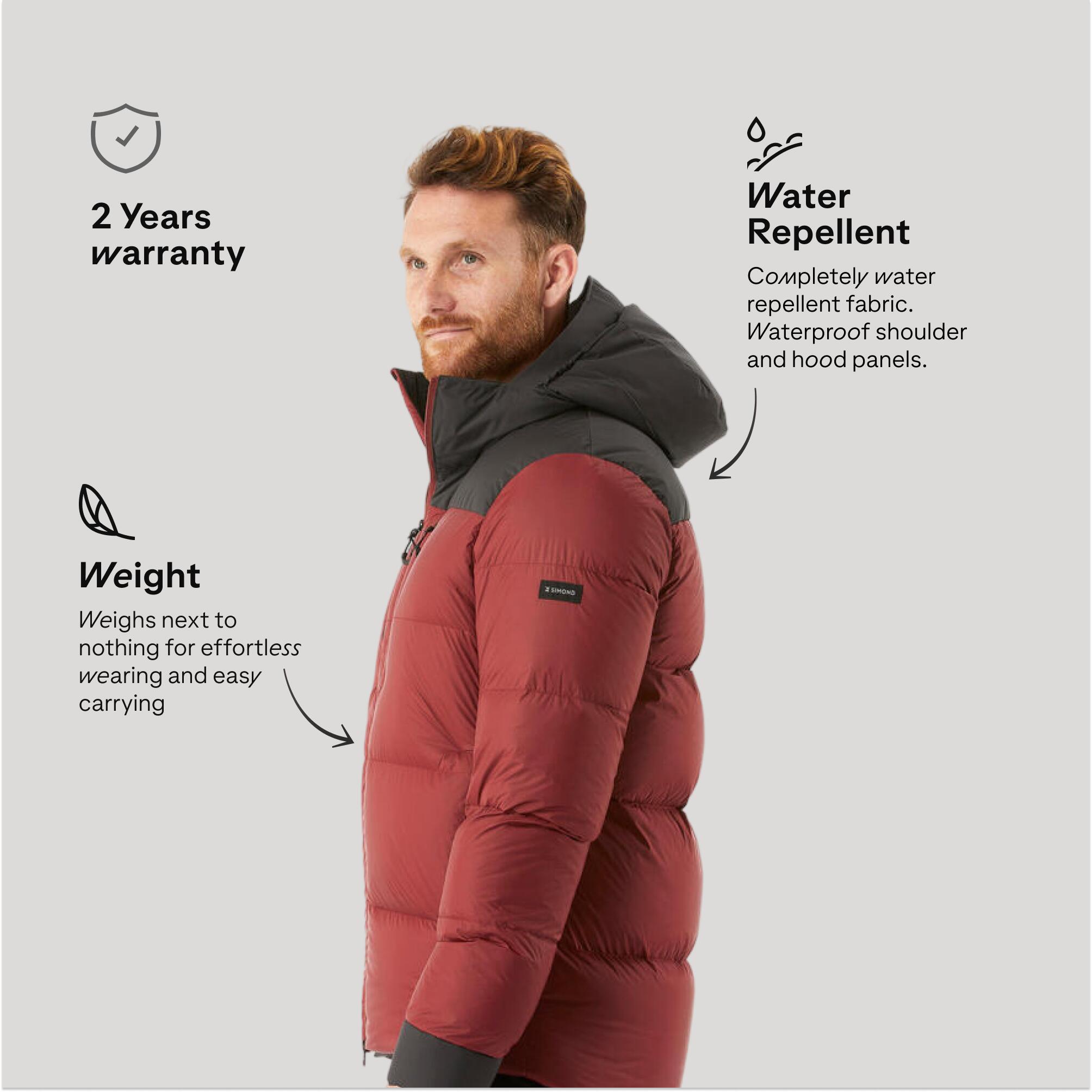 Men Lightweight Packable Down Jacket - MT900 -20° Brown