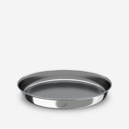 Assiette de camping taille normale L en acier inoxydable, Ø19cm