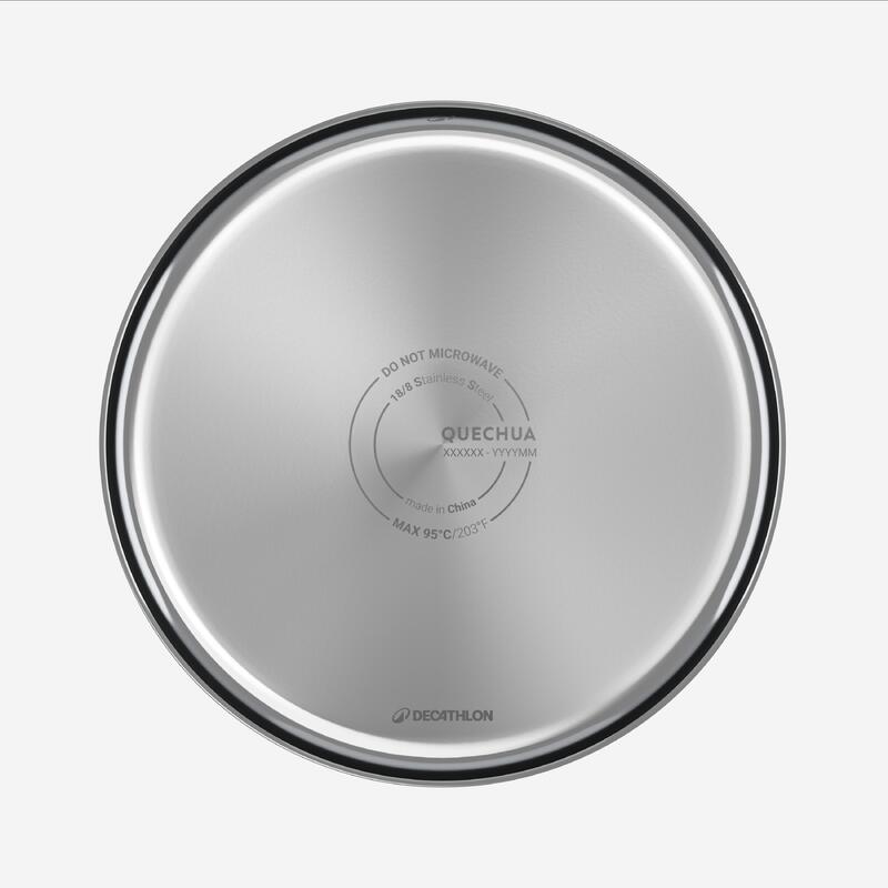 Kempinggvý nerezový talíř XL Ø23 cm