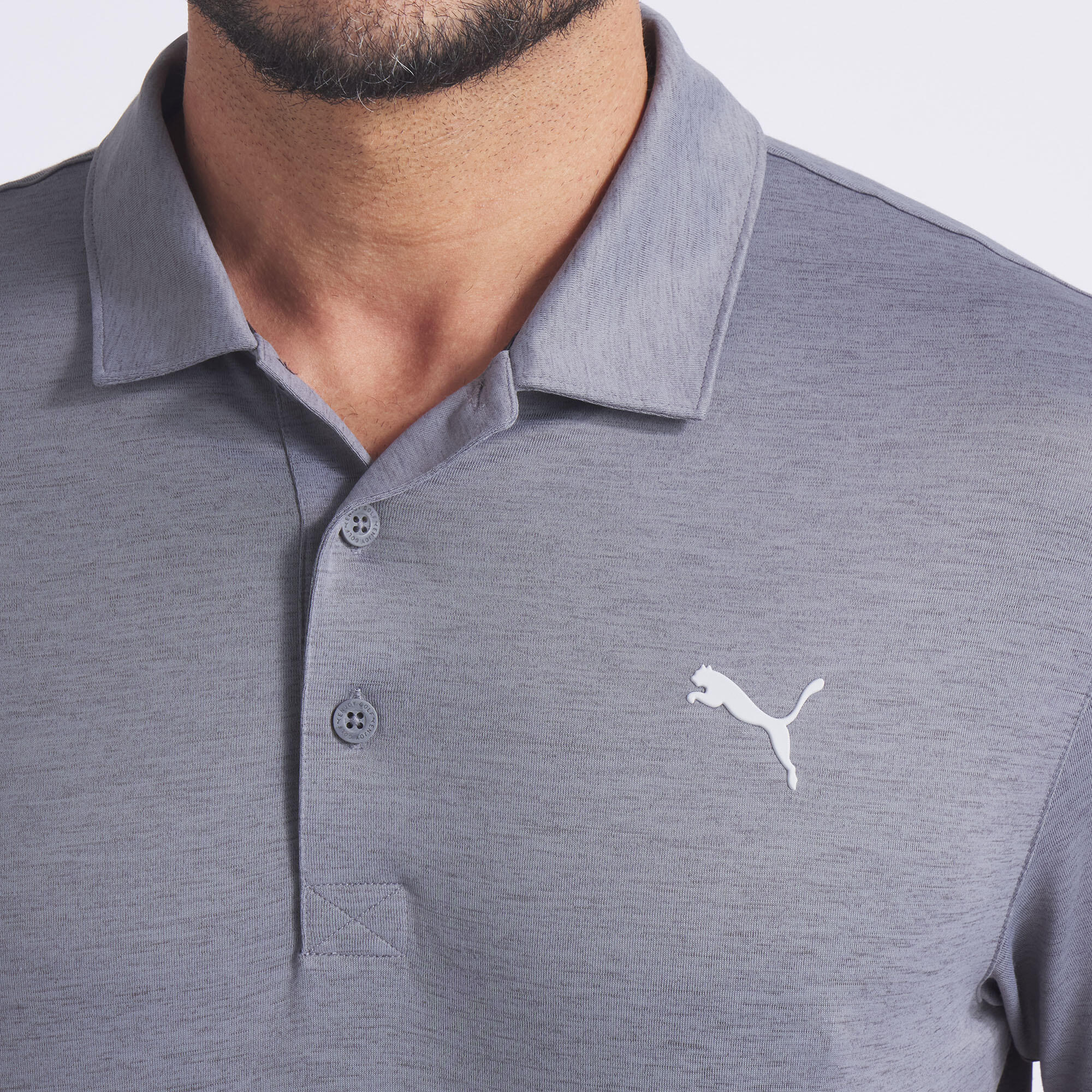 Polo de golf manches courtes homme, Icon 2.0 gris 4/5