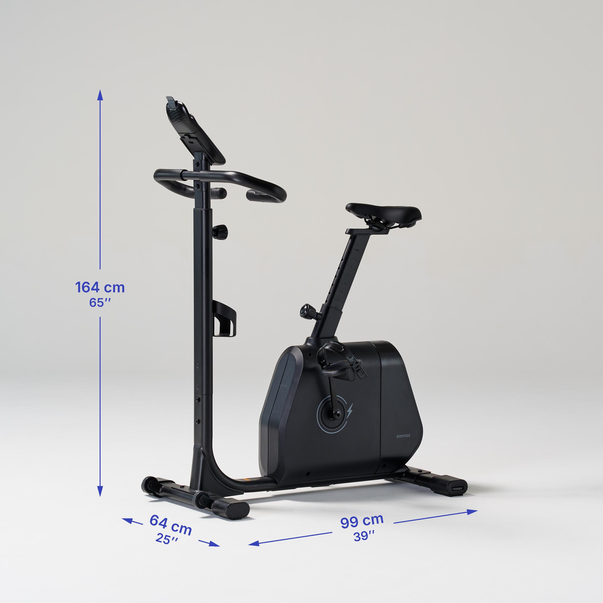 Vélo d'appartement avec résistance motorisée, EB520 B, garanti par Decathlon 3/13