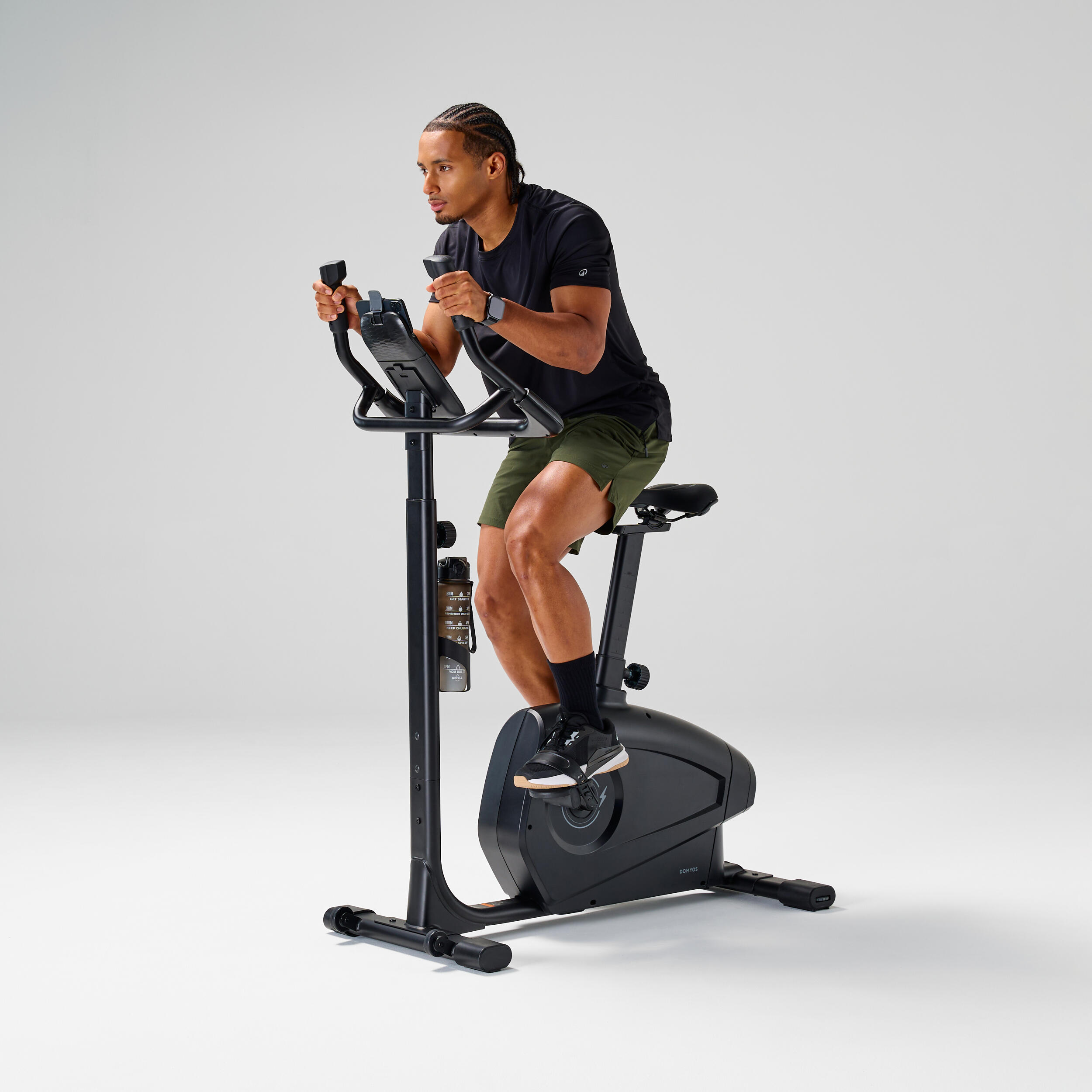 Vélo d'appartement connecté et auto-alimenté, EB900 B, garanti par Decathlon 7/12
