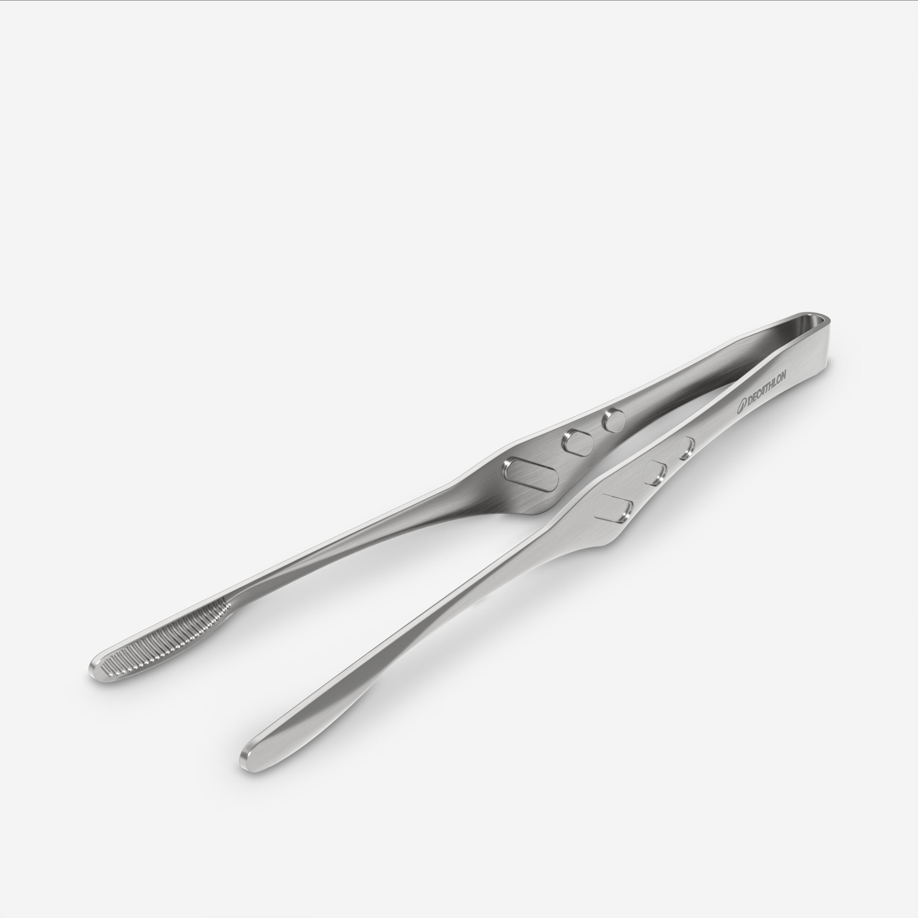 Stainless steel 500 barbecue and grill tongs