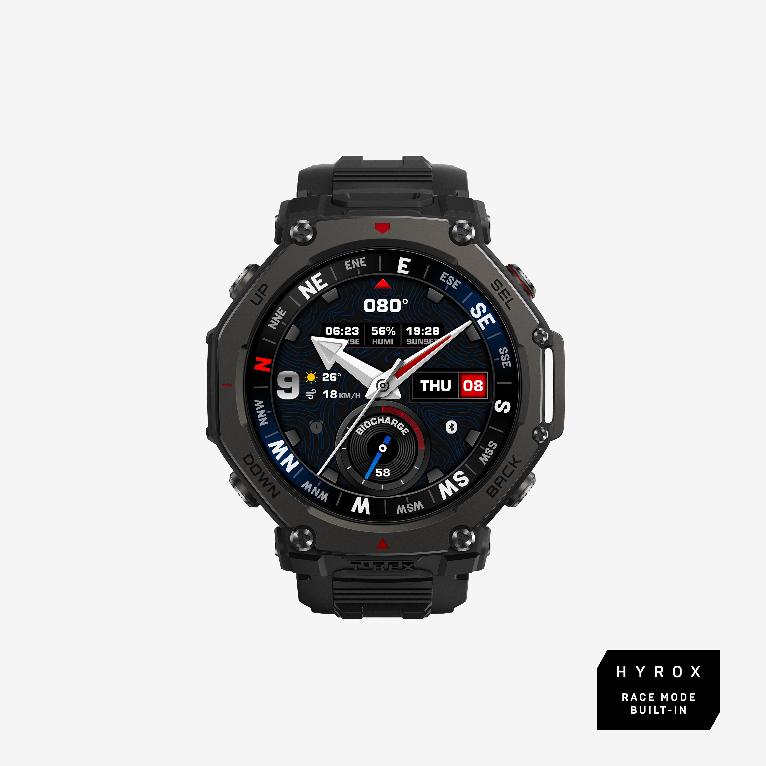 Sporthorloge amazfit t-rex 3 pro 48 mm gps zwart