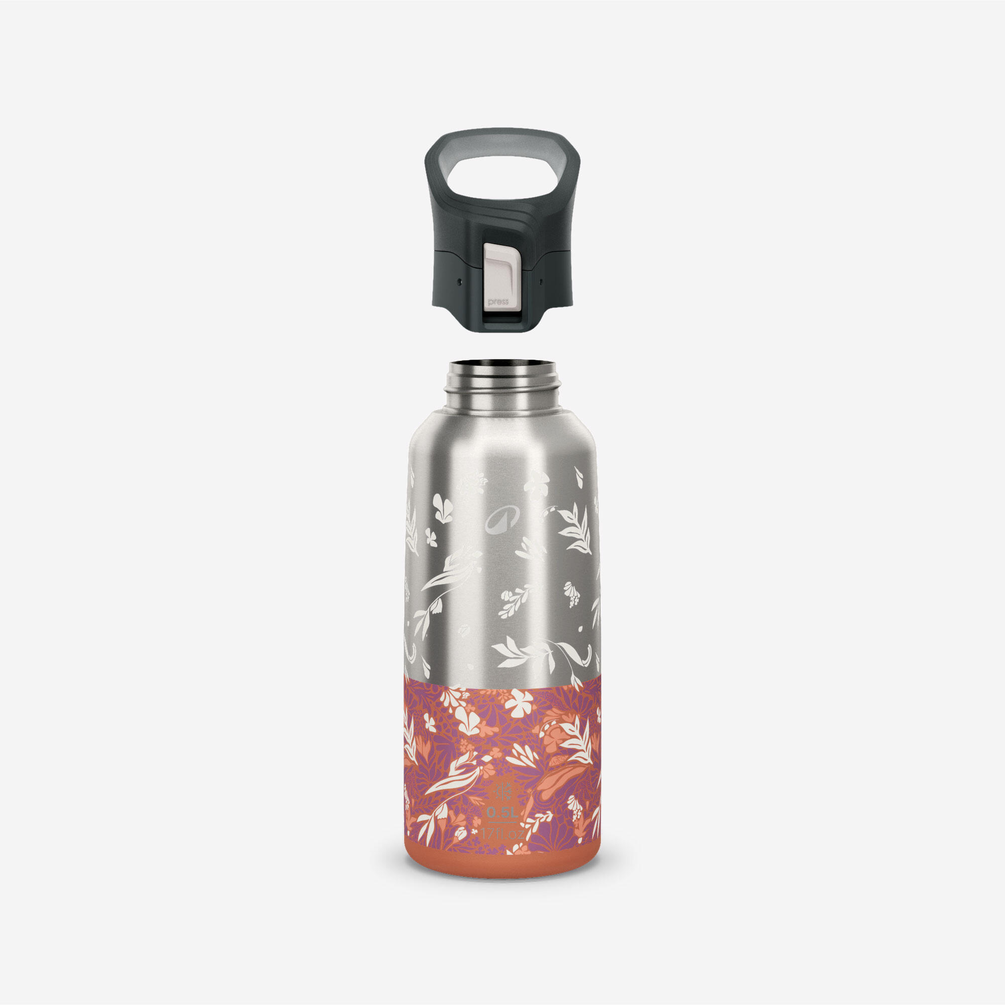 Gourde 900 isotherme inox 0,5L bouchon à ouverture rapide pour la randonnée 2/8