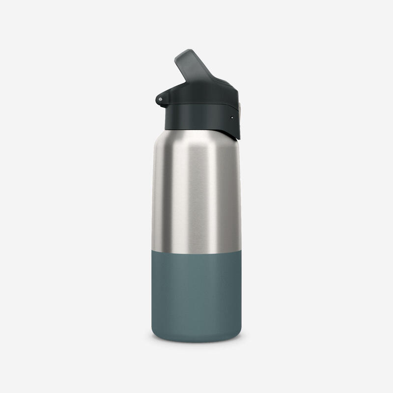 Termos inox cu capac cu deschidere rapidă pentru Drumeție 900 0,5L Verde