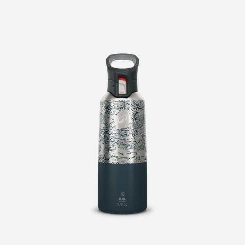Gourde 900 isotherme inox 0,8L bouchon à ouverture rapide pour la randonnée
