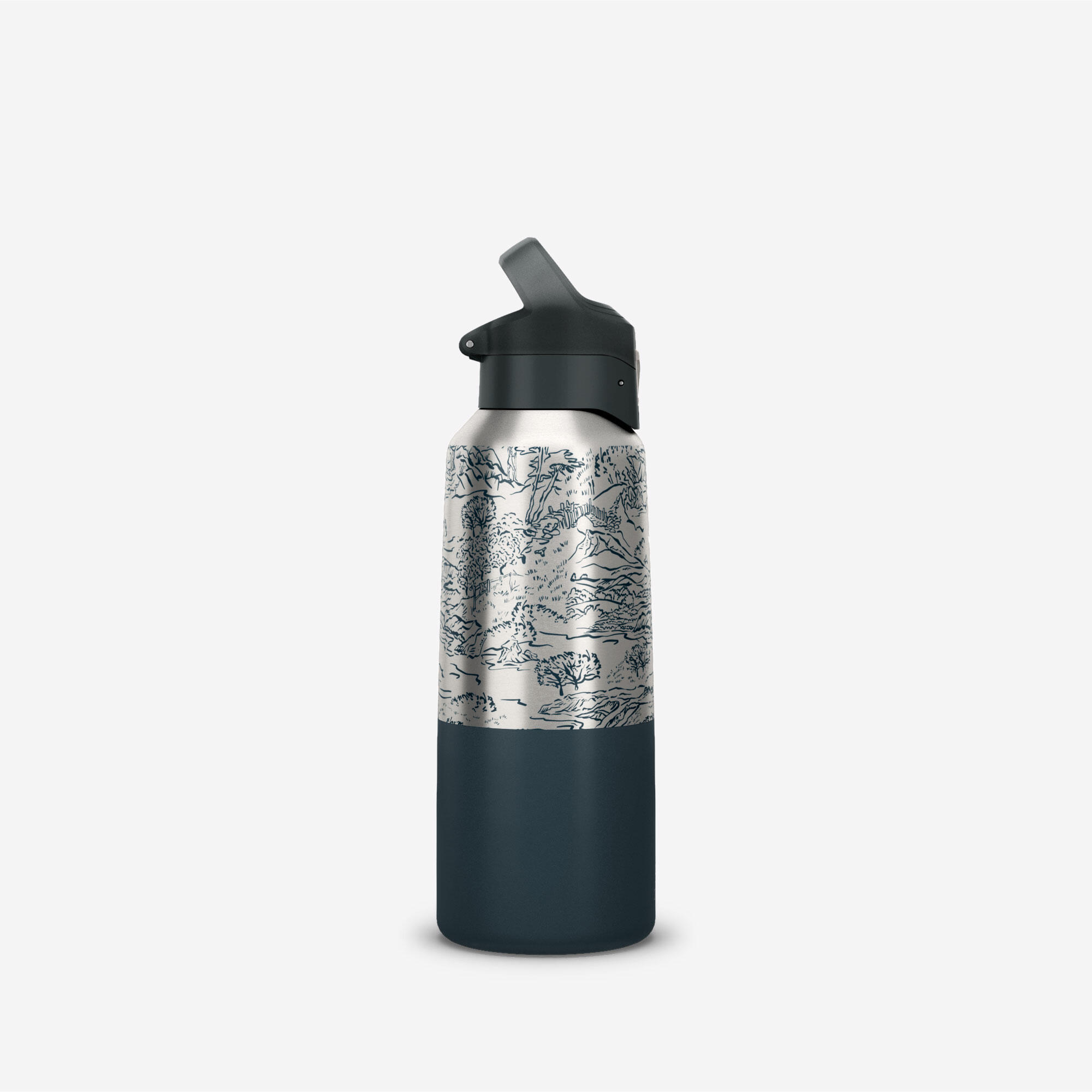 Bidón 900 isotérmica inox 0,8L tapón apertura rápida para