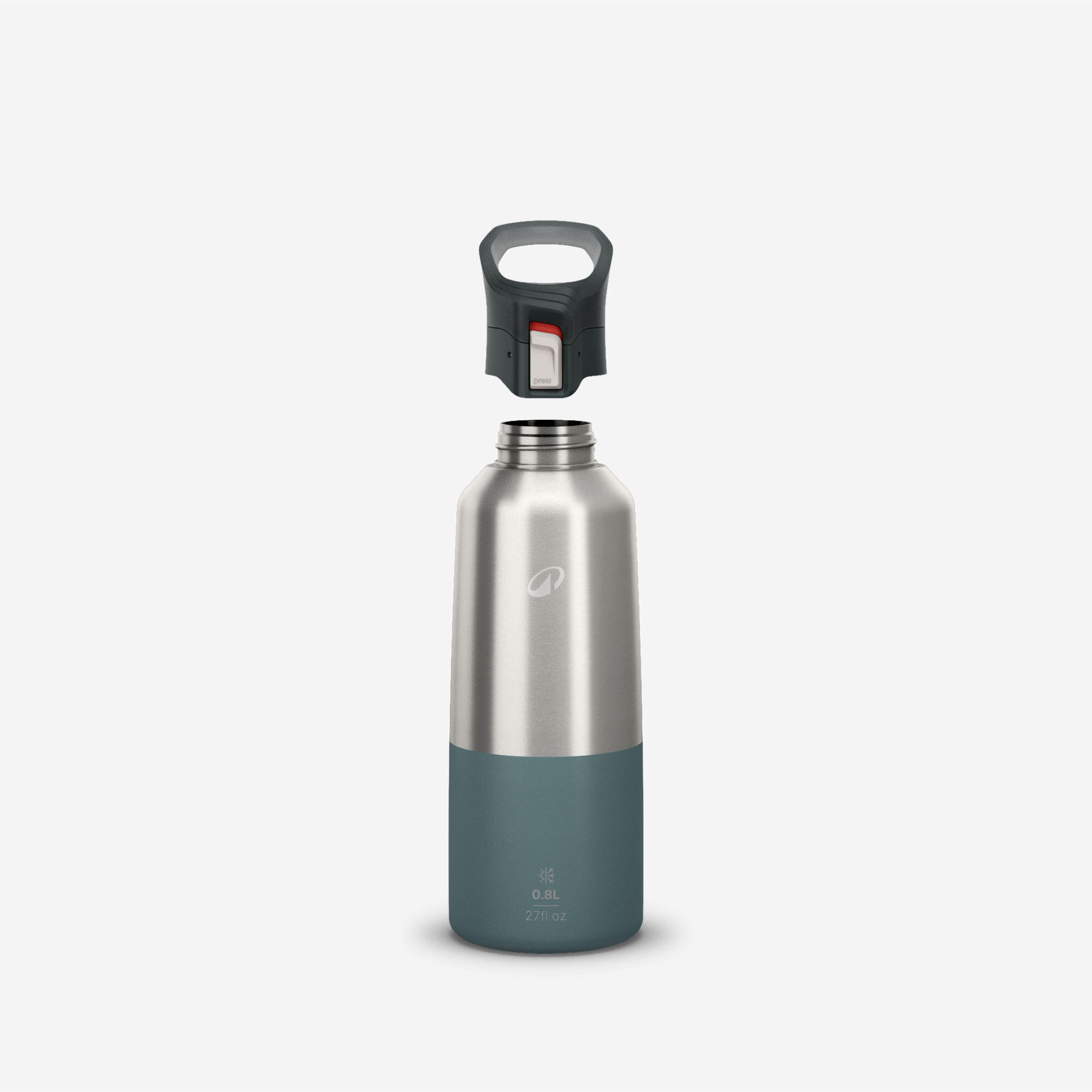 Insulated Stainless Steel Bottle with Quick-Release Cap 0.8 L, 900 2/8