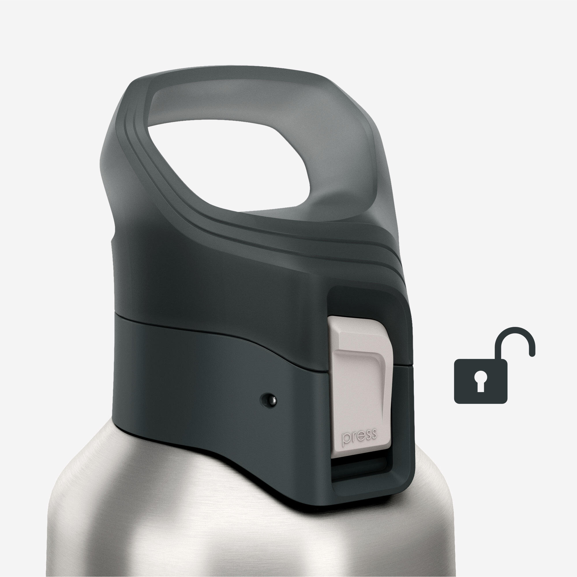 Insulated Stainless Steel Bottle with Quick-Release Cap 0.8 L, 900 7/8