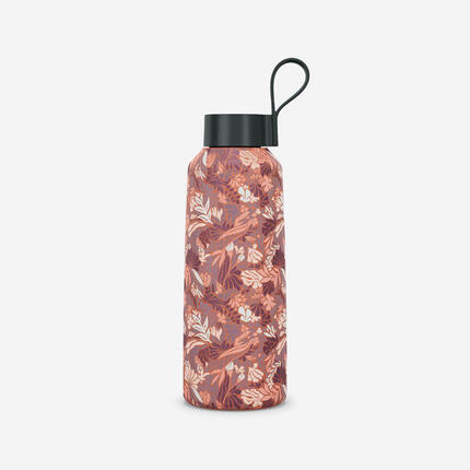 Gourde 100 inox 1l avec bouchon à vis pour la randonnée - Purple