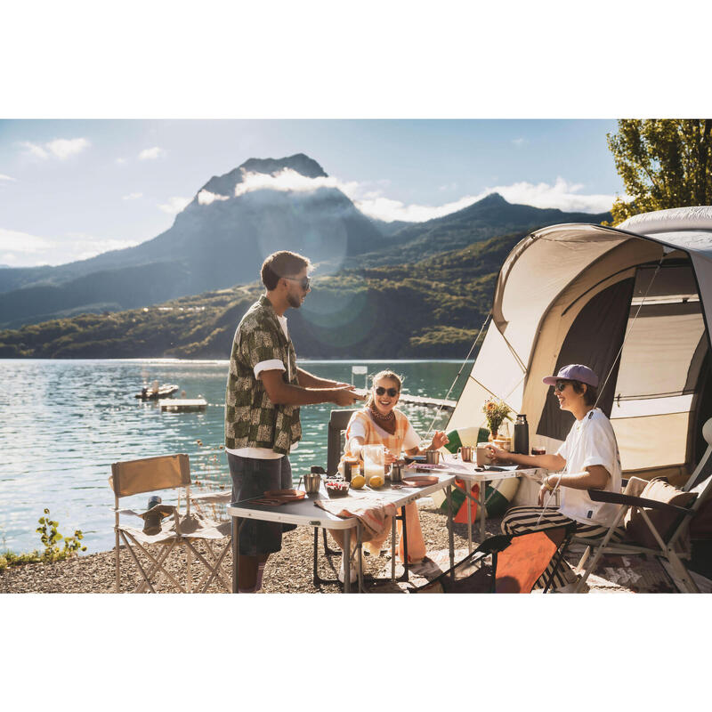 Masă Pliabilă Camping 4 - 6 persoane Verde