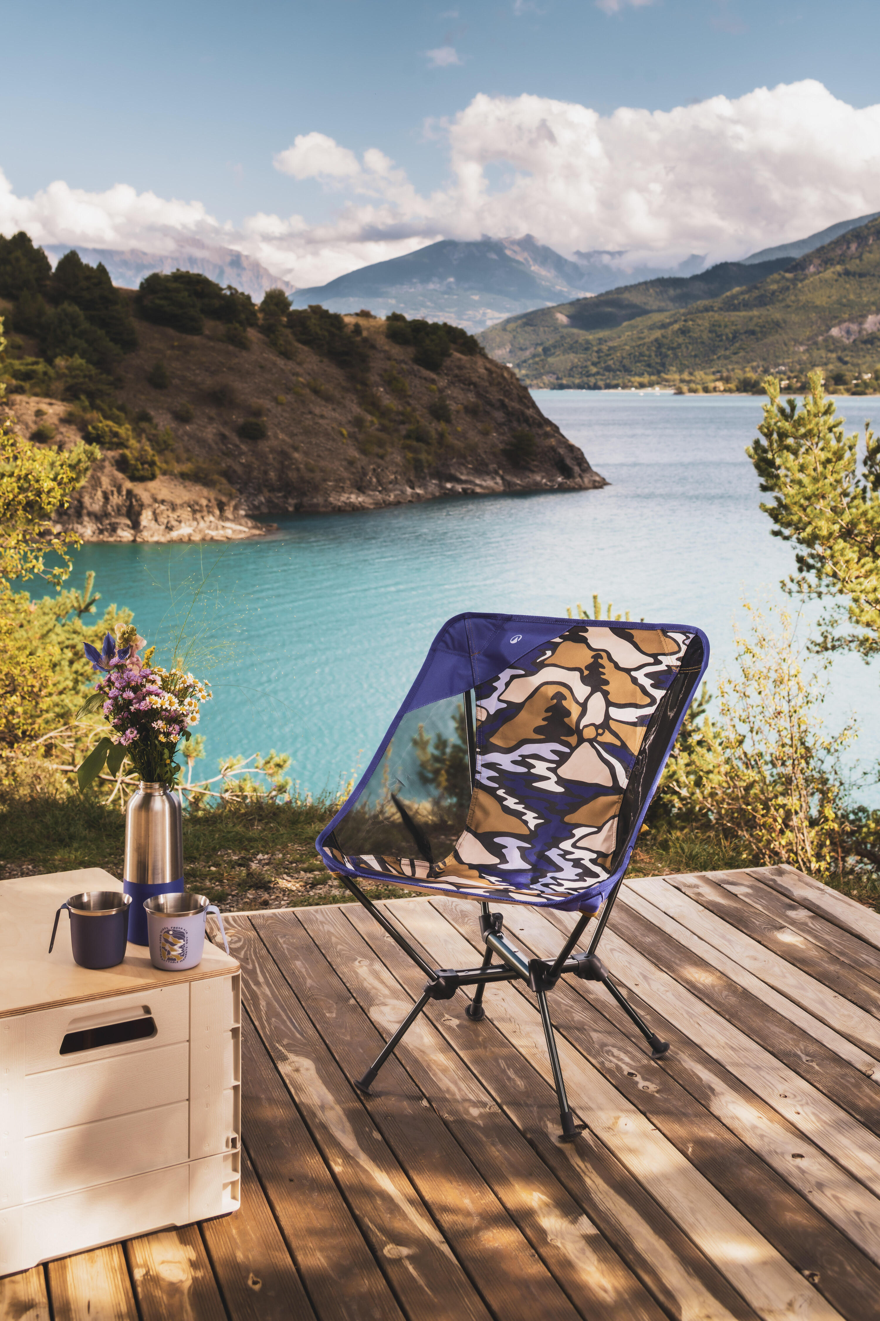 Ultra-Compact Folding Low Camping Chair 3/9