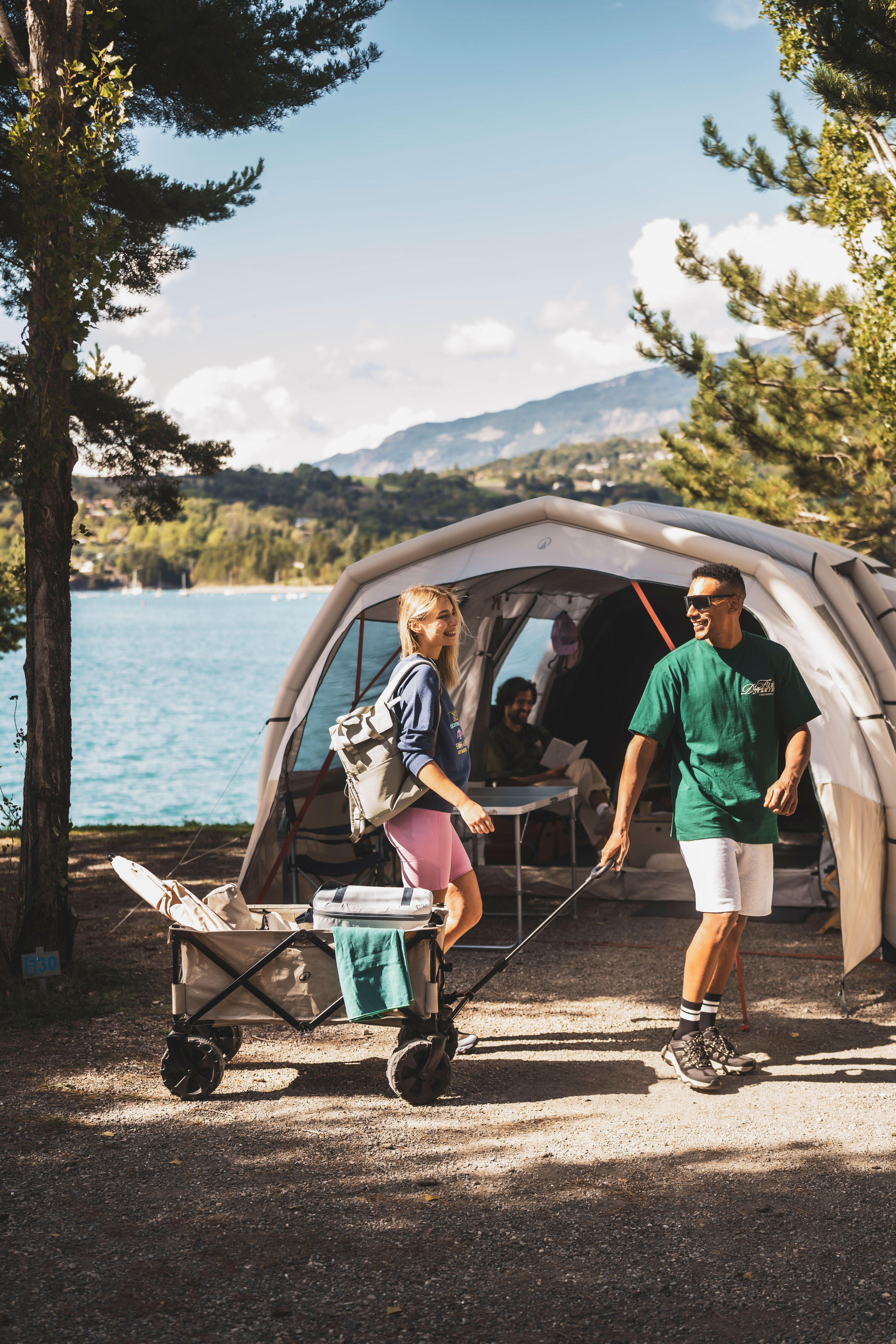 Chaise de camping avec accoudoir, pliante et confortable HellFest 10/20