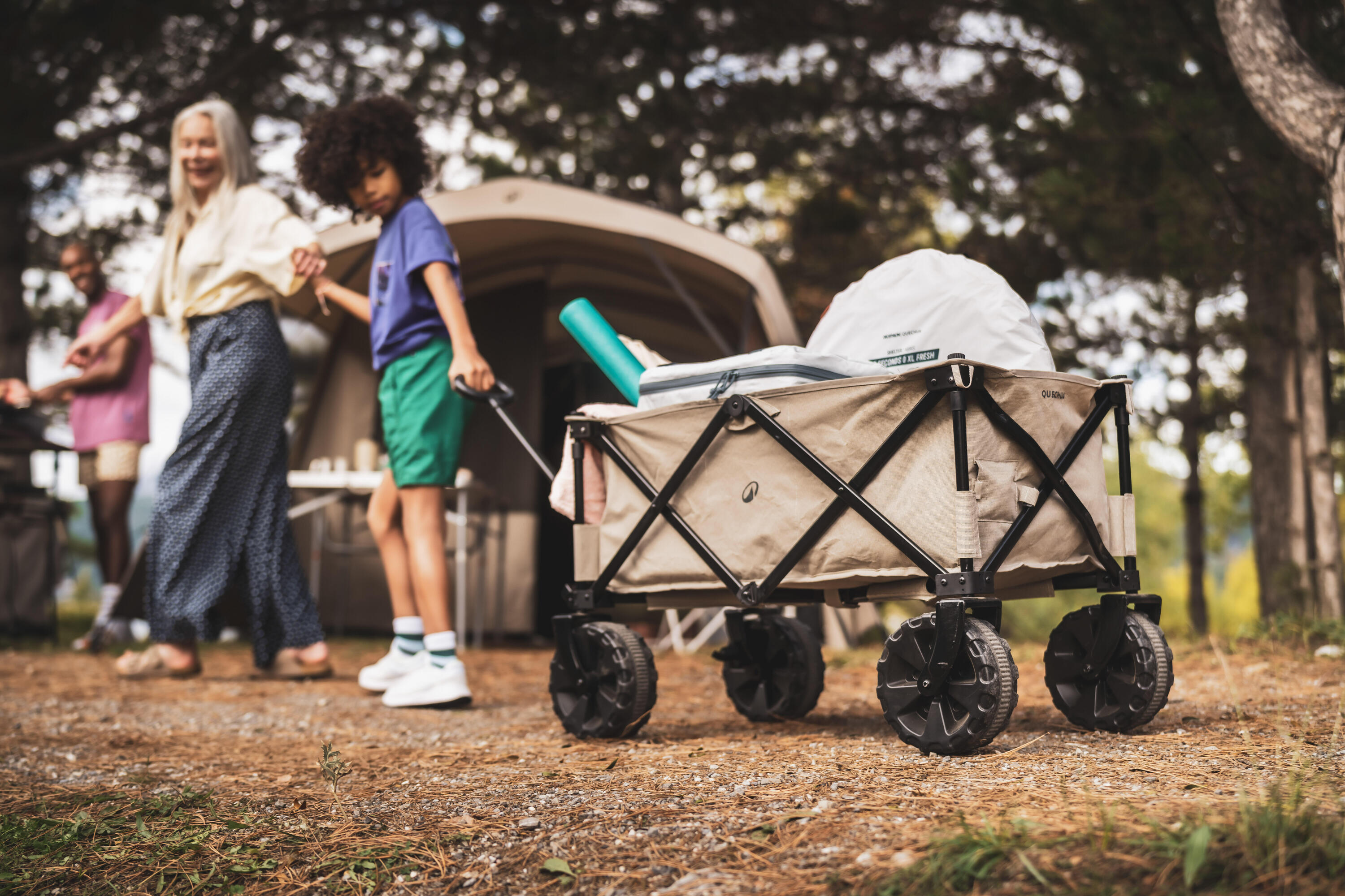 Chariot de transport tout terrain pour matériel de camping, Trolley All Road 3/10