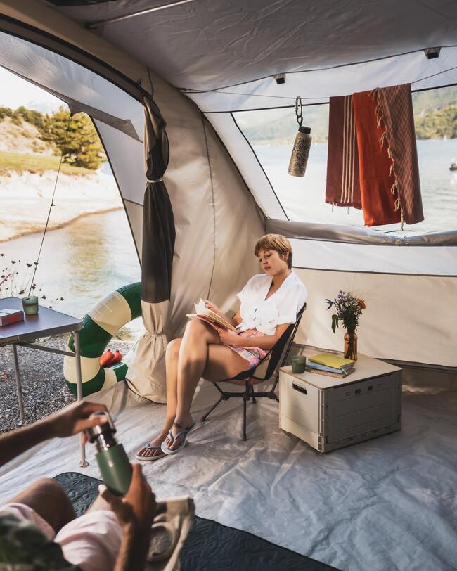 Opblaasbare tent voor 6 personen Air Seconds 6.3 F&amp;B 3 slaapruimtes