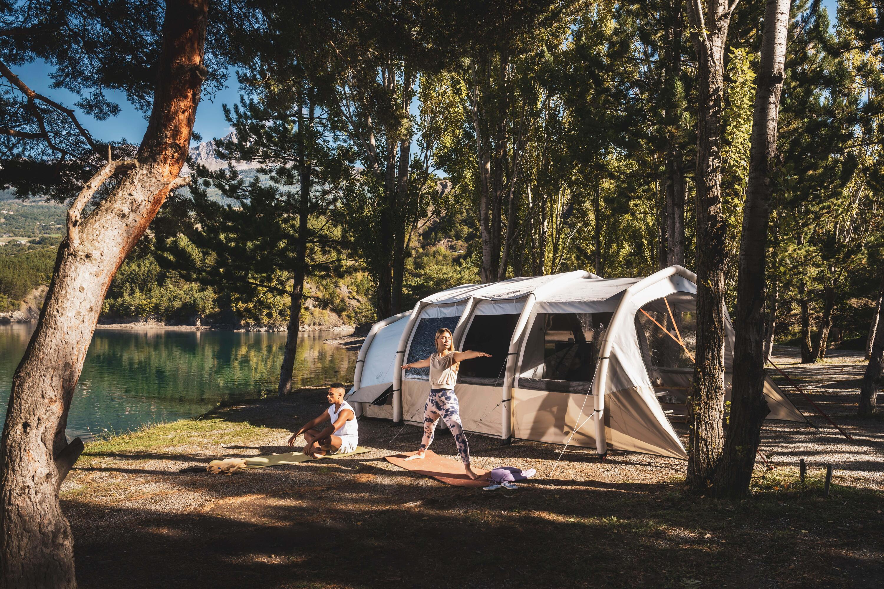 Tente de camping gonflable 4 places 2 chambres, Fresh&Black, Air Seconds 4.2 XXL 3/22