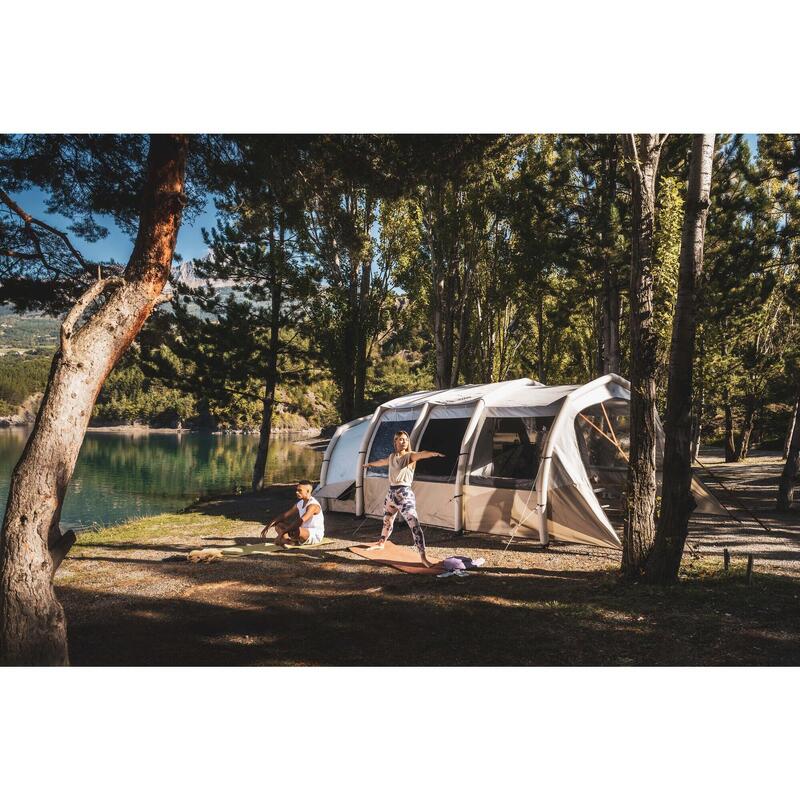 Cort de camping gonflabil 4 persoane 2 camere, Fresh&Black, Air Seconds 4.2 XXL