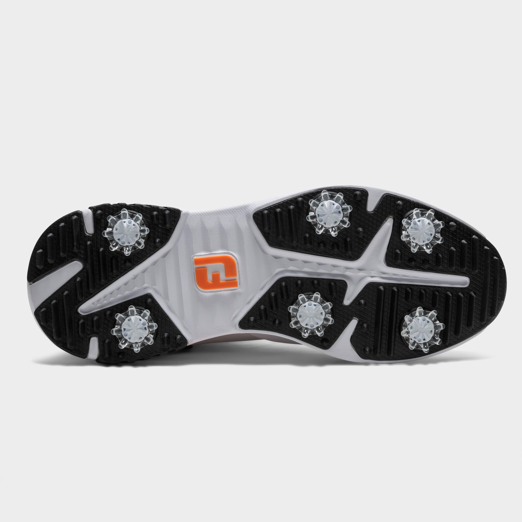 Calçado de golf homem, Footjoy Tour Rival, branco laranja 3/7