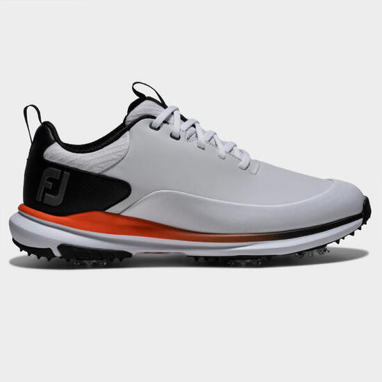 Scarpe golf uomo Footjoy TOUR RIVAL bianco-arancione