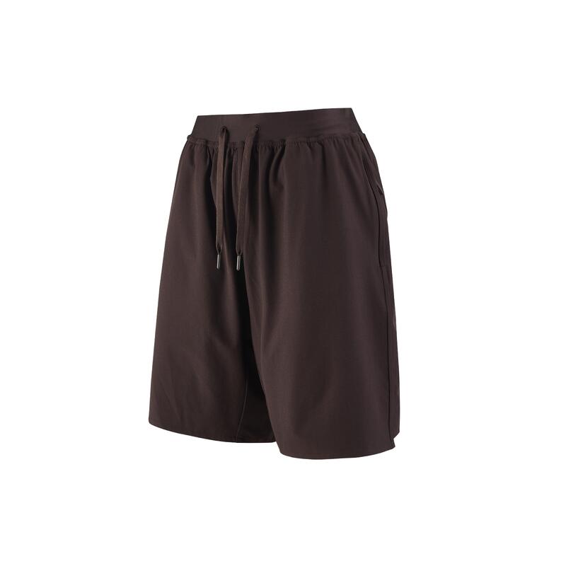 Erkek Spor Şortu - Wenge Kahverengi - 500