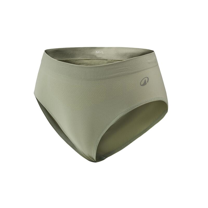 Set de 3 slipi fără cusături Negru/Cuarț/Gri/Verde Damă
