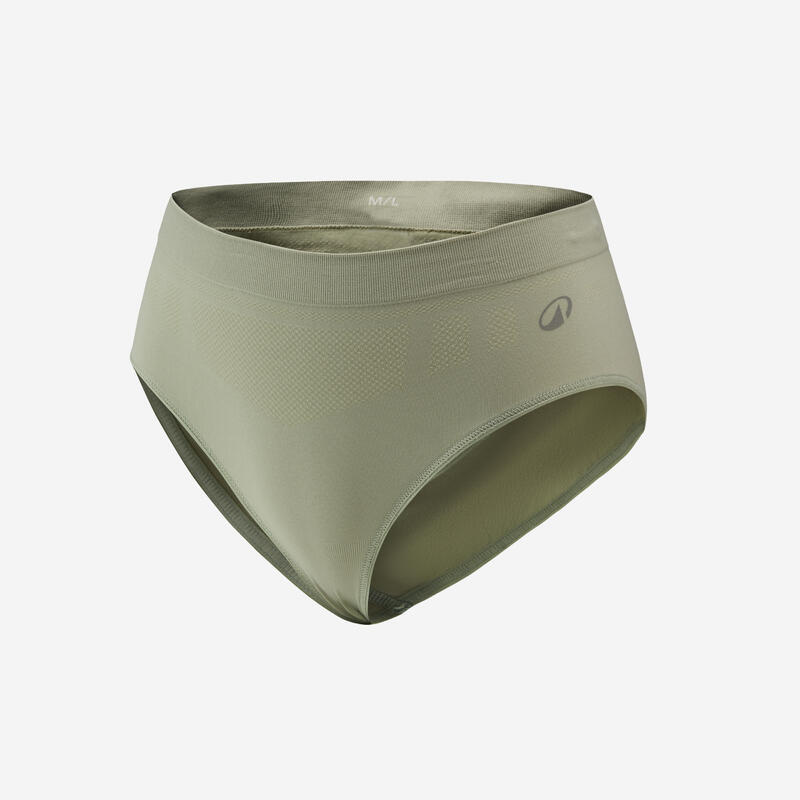 Set de 3 slipi fără cusături Negru/Cuarț/Gri/Verde Damă
