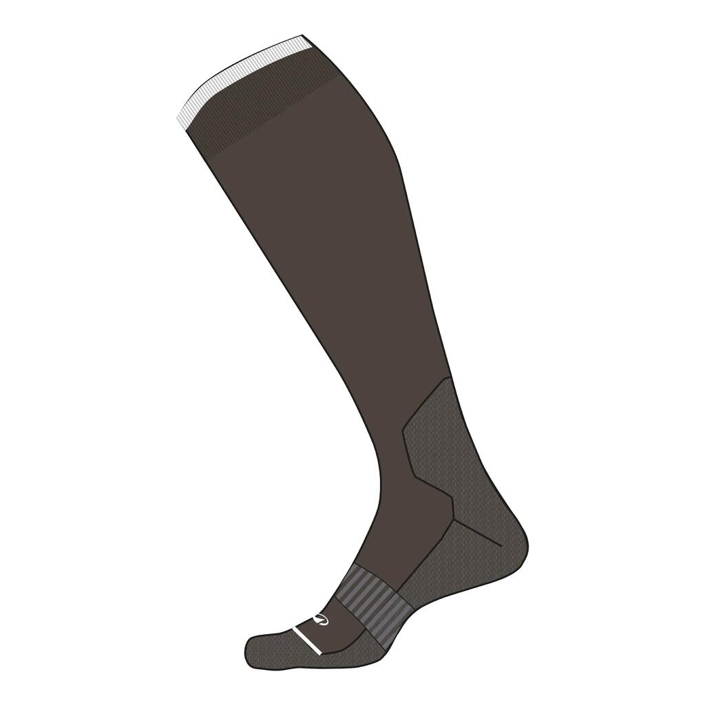 Adults’ warm ski and snowboard thermal socks 100 - Black