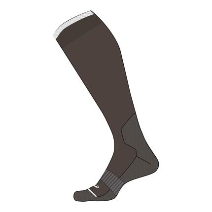 Chaussettes thermiques de ski et snowboard chaudes adulte, 100 noir