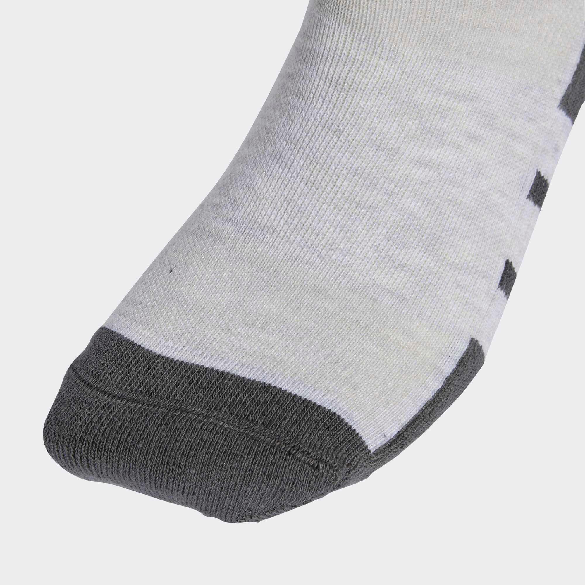 Calze ADIDAS palestra grigie x3 4/4