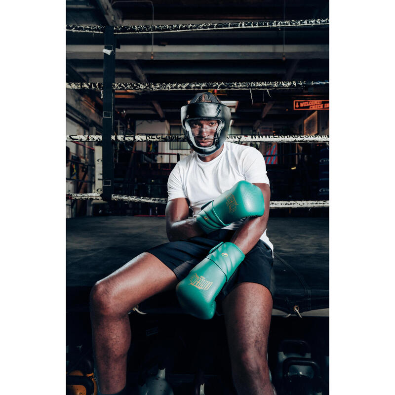Mănuși de box, nivel mediu, spumă monobloc, verde