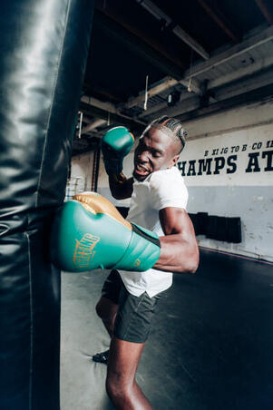 Рукавиці боксерські з монолітної піни зелені