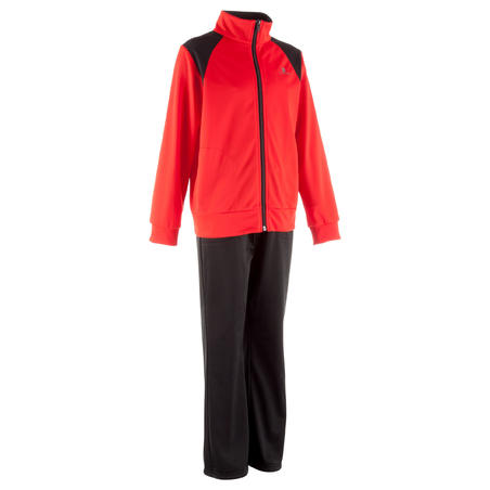 My Gym'Y Boys' Zip-Up Fitness Tracksuit - Red