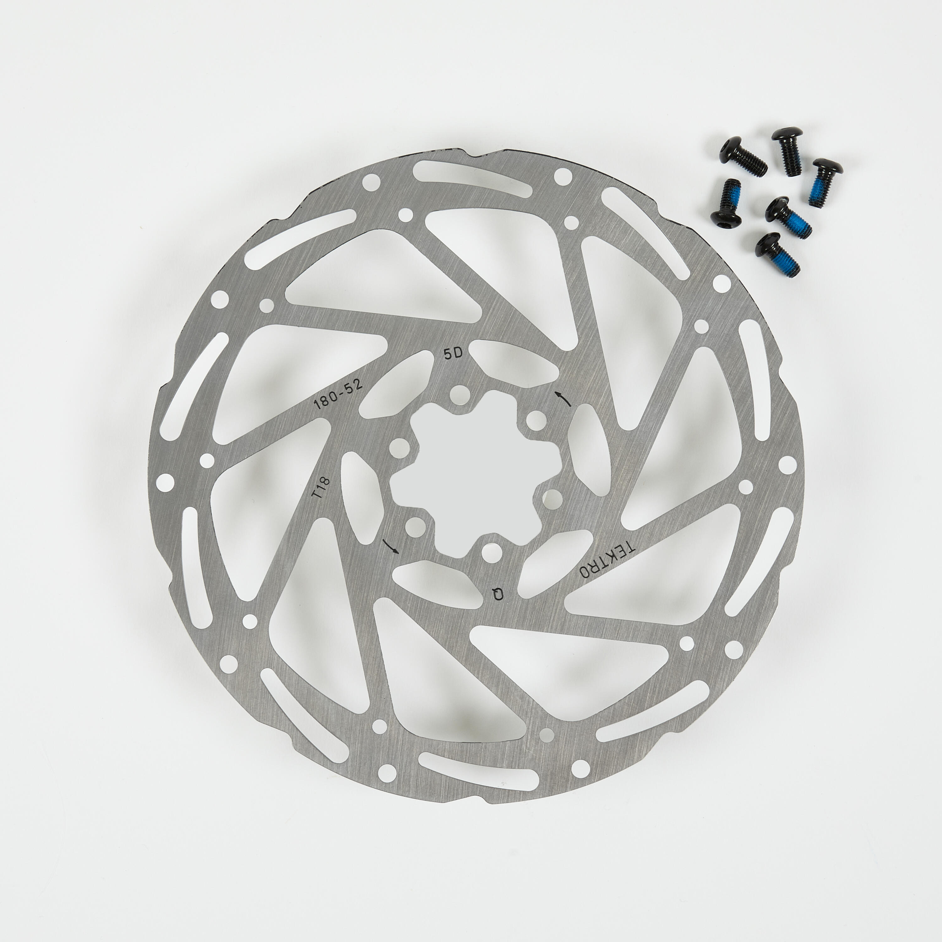 TR-52 180 mm 6-Bolt Disc Brake Rotor - DECATHLON