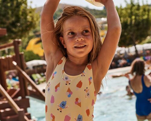 maillot de bain imprimé glaces bébé fille