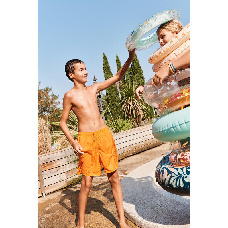 Șort de baie Swimshort Portocaliu Băieți Adolescenți
