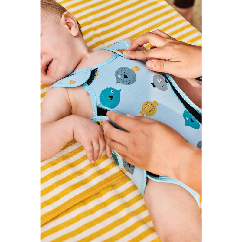 Combinezon neopren termic Wrap 2 mm Bodywarm Pești Mentă Bebeluși