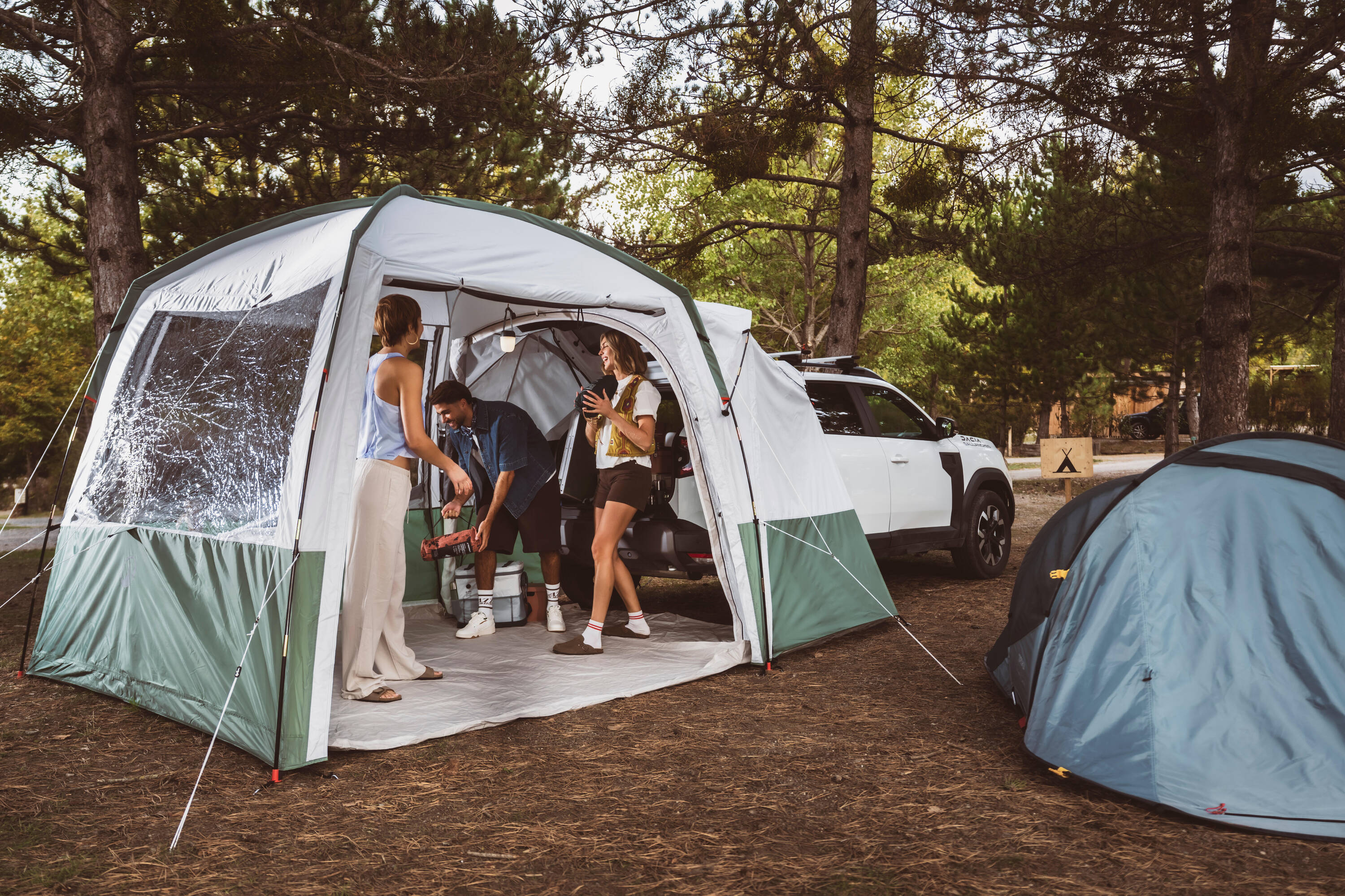 Car Tent with Poles Car Connect Fresh -  4