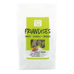 Friandises équitation cheval/poney Hippotonic 1kg poire raisin
