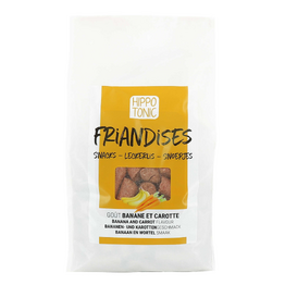 Friandises équitation cheval/poney Hippotonic 1kg banane carotte