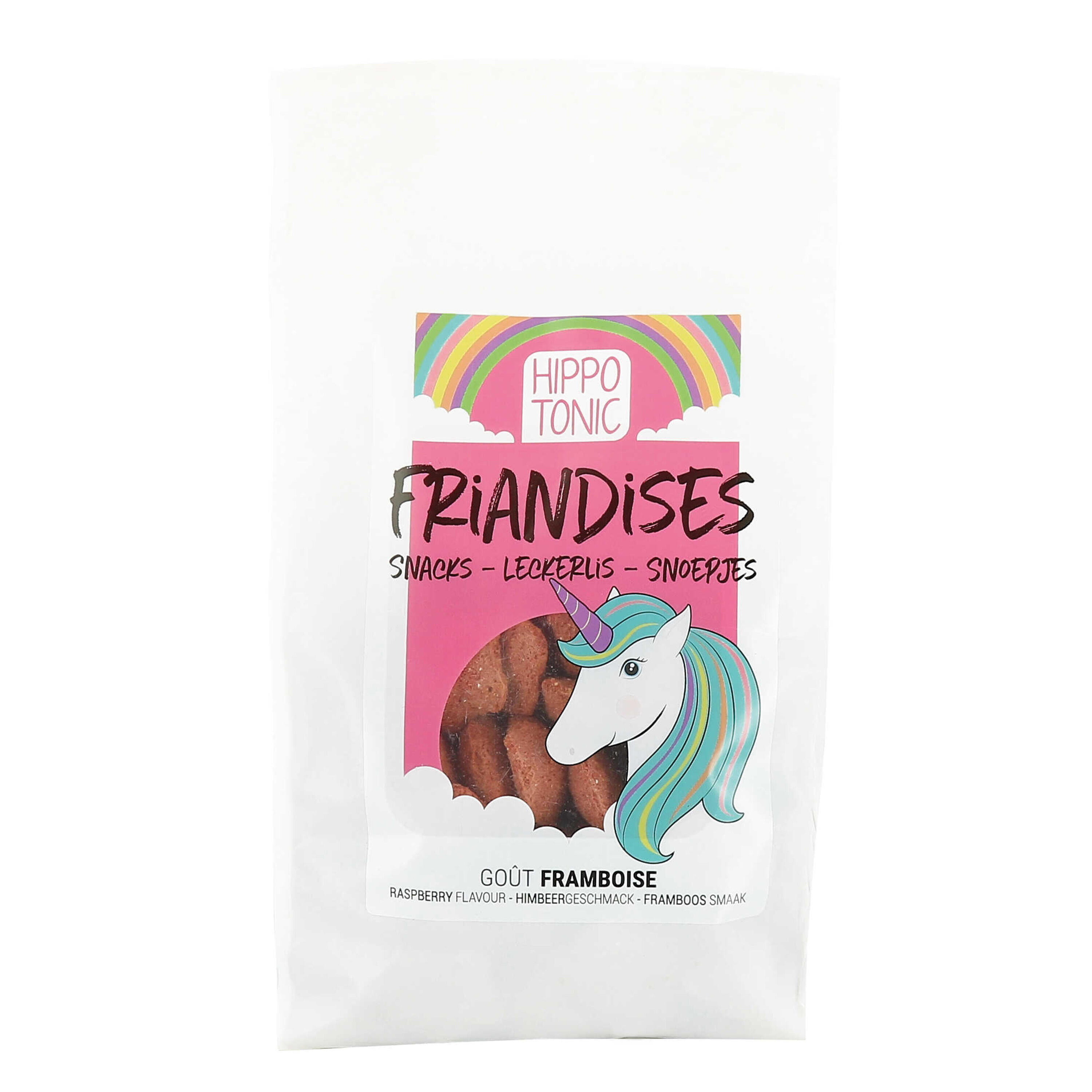 Friandises équitation cheval/poney Hippotonic 600g framboise 1/1