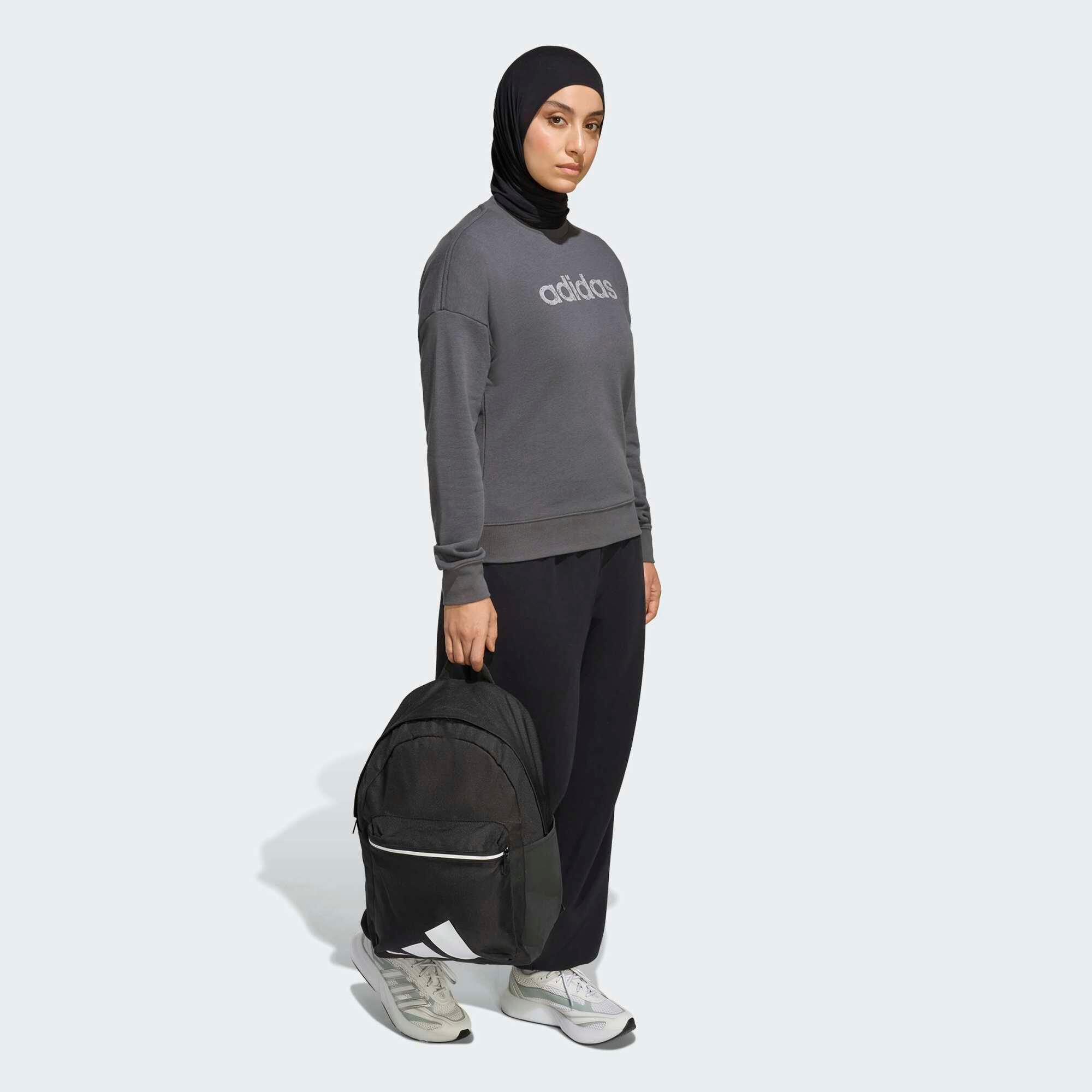 Fitness-Sweatshirt für Damen, Grau 3/6