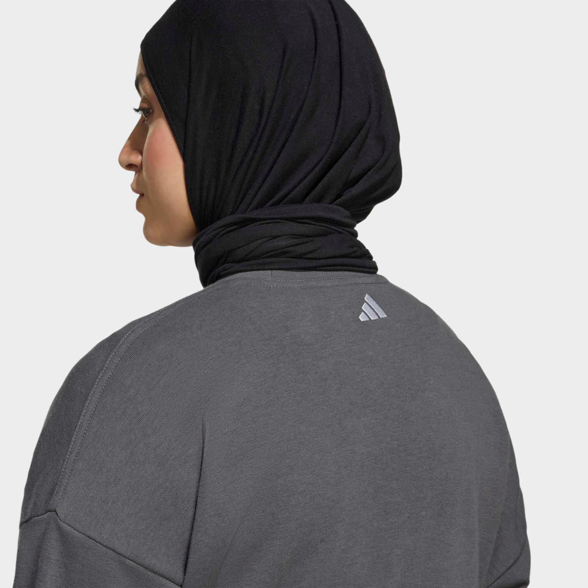 Fitness-Sweatshirt für Damen, Grau 4/6