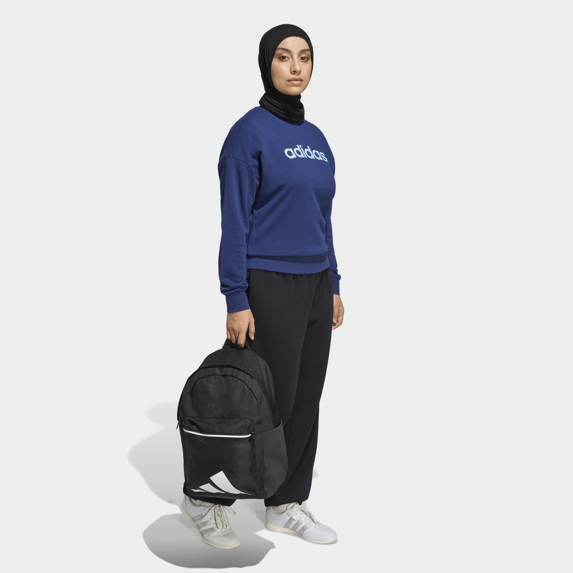 Felpa ADIDAS donna palestra blu 2/5