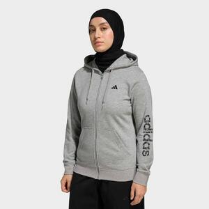 Sudadera con cremallera Mujer adidas gris