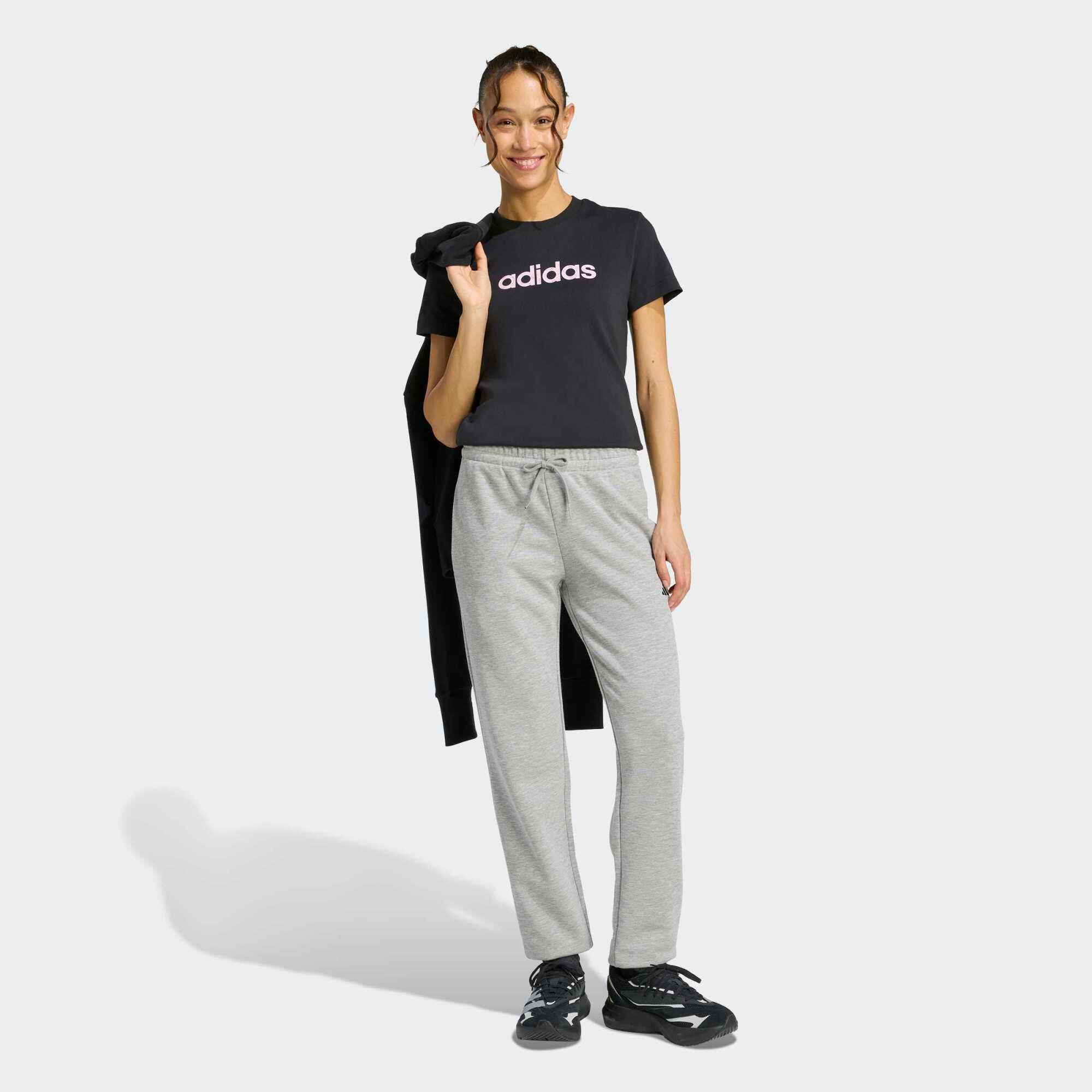 Pantalon de jogging fitness femme, gris 2/5