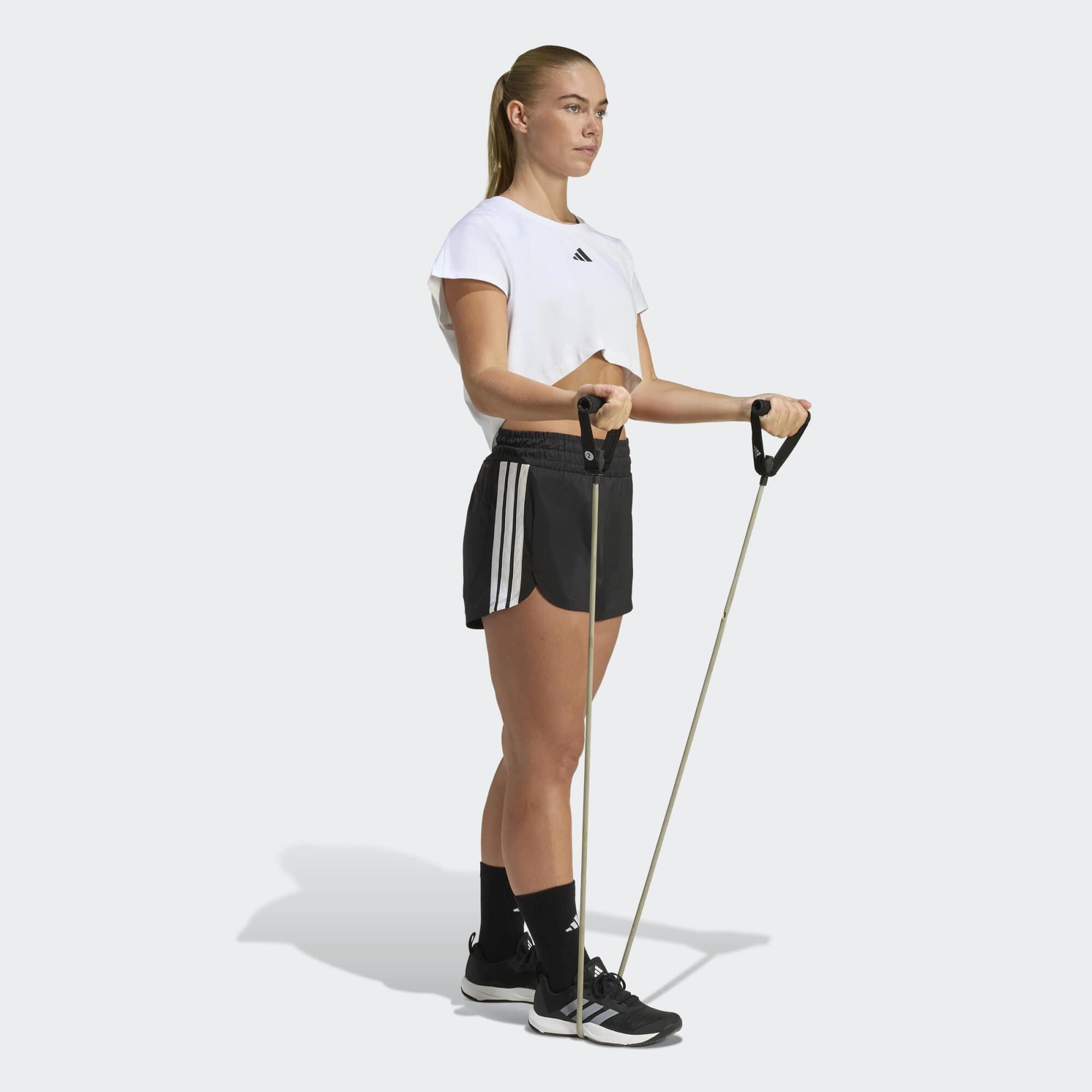 Fitnessshort 3S Pacer dames zwart 2/5